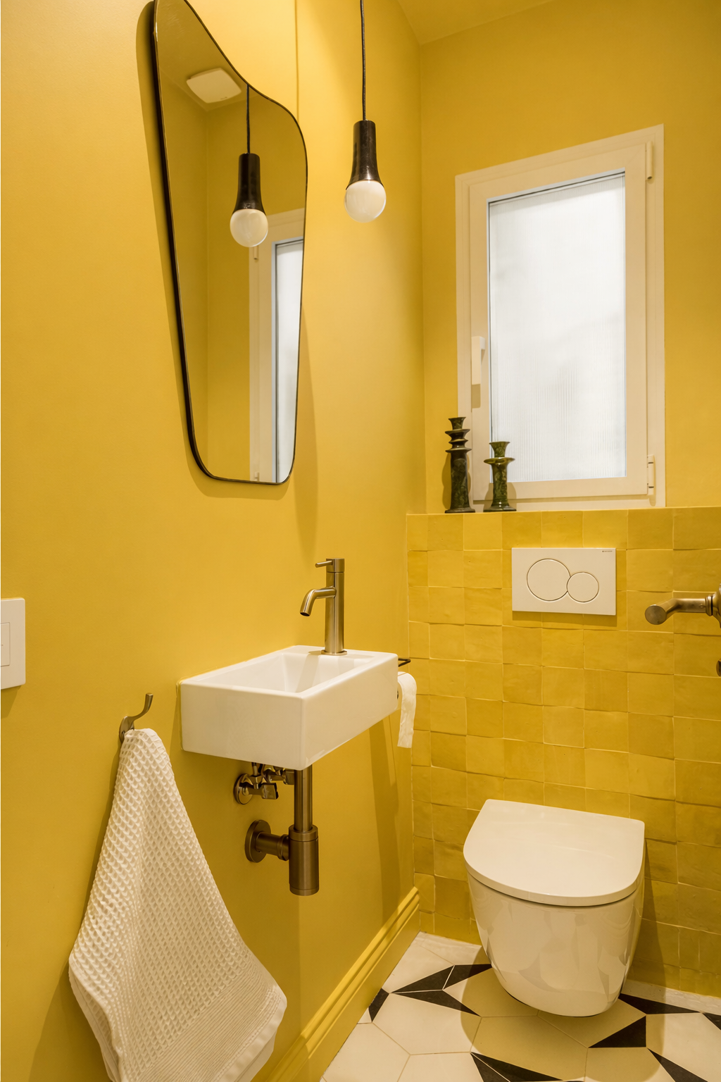 renovation-toilettes-WC-suite-parentale-zellige-jaune-appartement-sarria-barcelone-architecte-interieur
