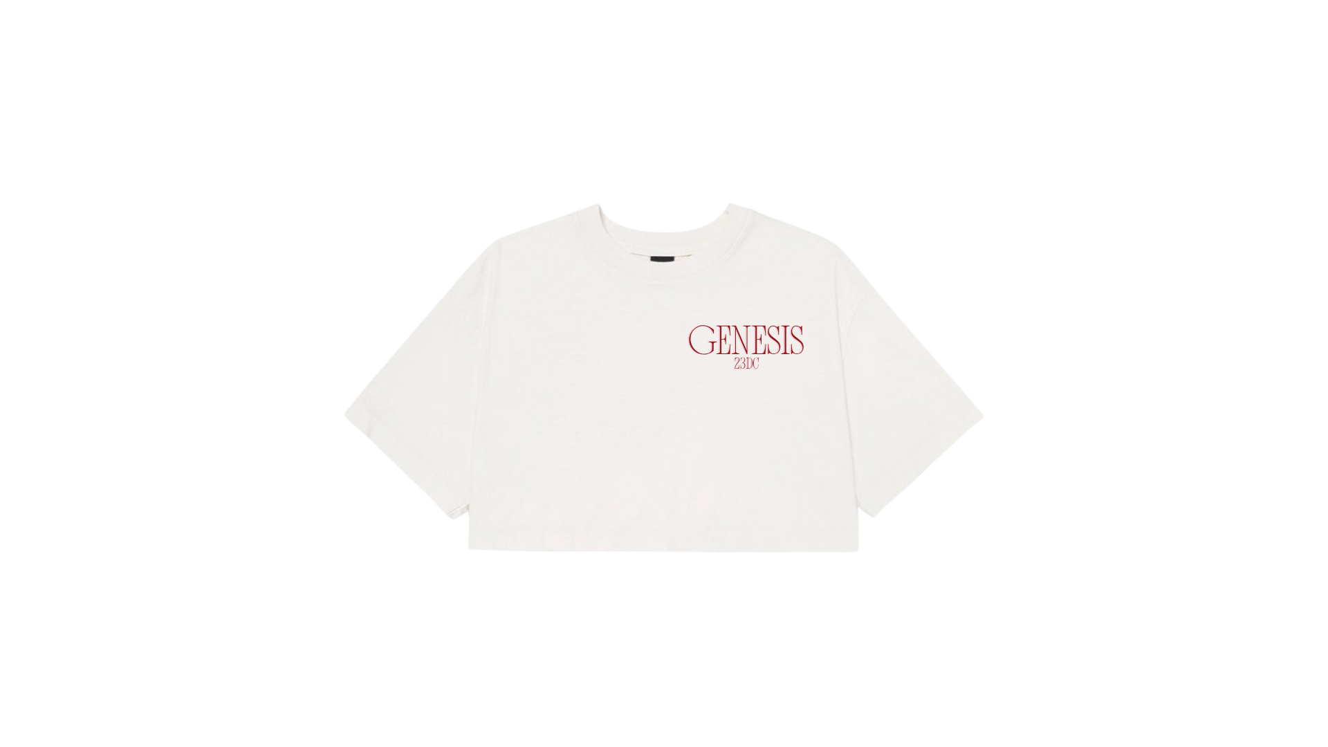 GENESIS Adult Cropped T-Shirt