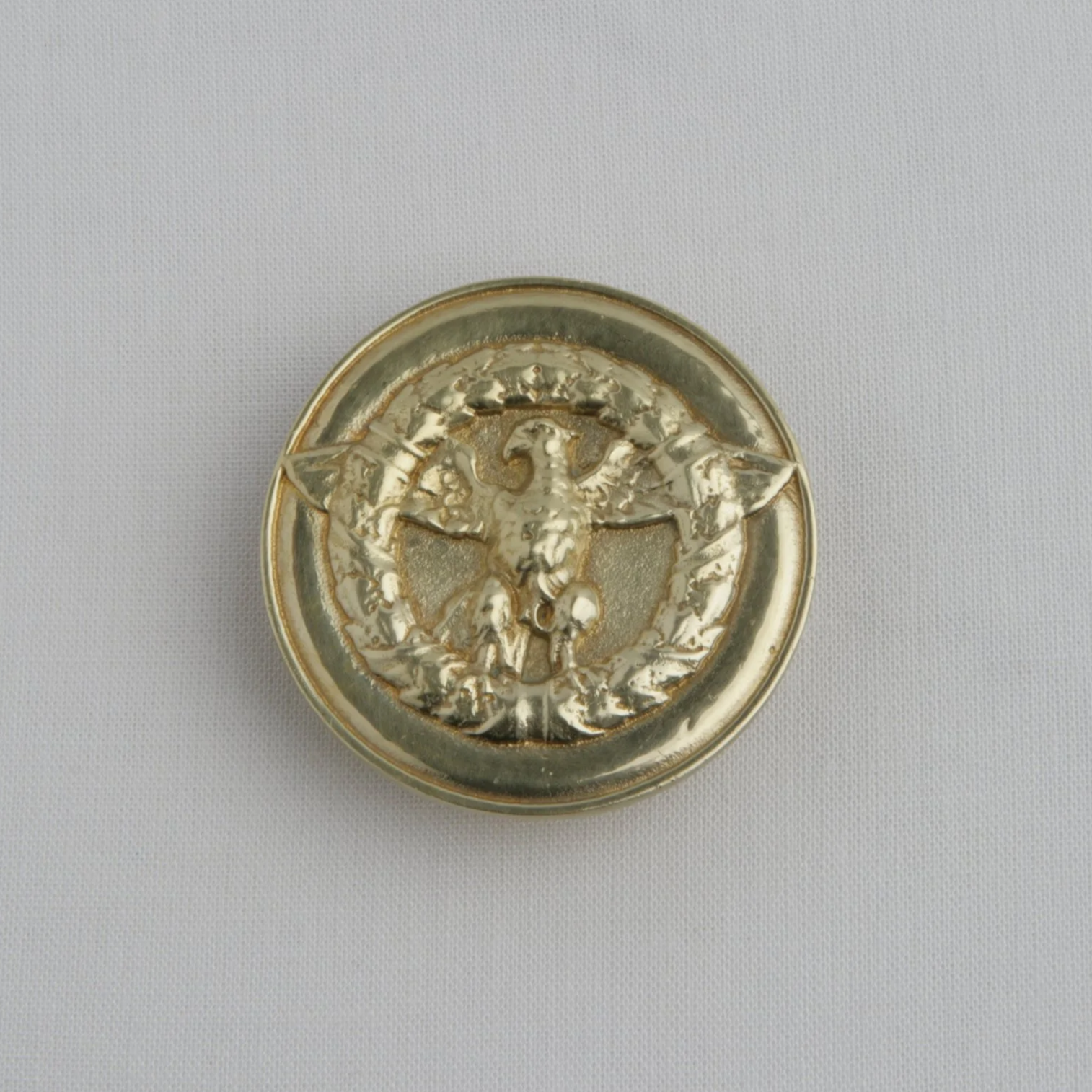 Imperial Eagle in Wreath Phalera - 65mm