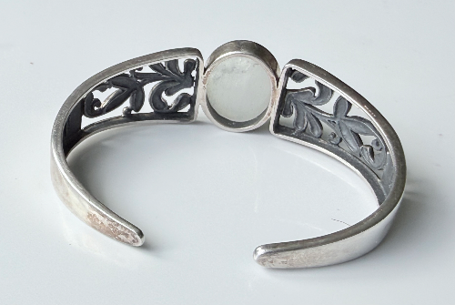 Silver Moonstone Bracelet