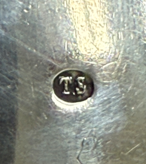 Rare Victorian sterling silver sugar tongs assayed in Exeter 1864 (the office closed in 1883).
A less common provincial assay mark.