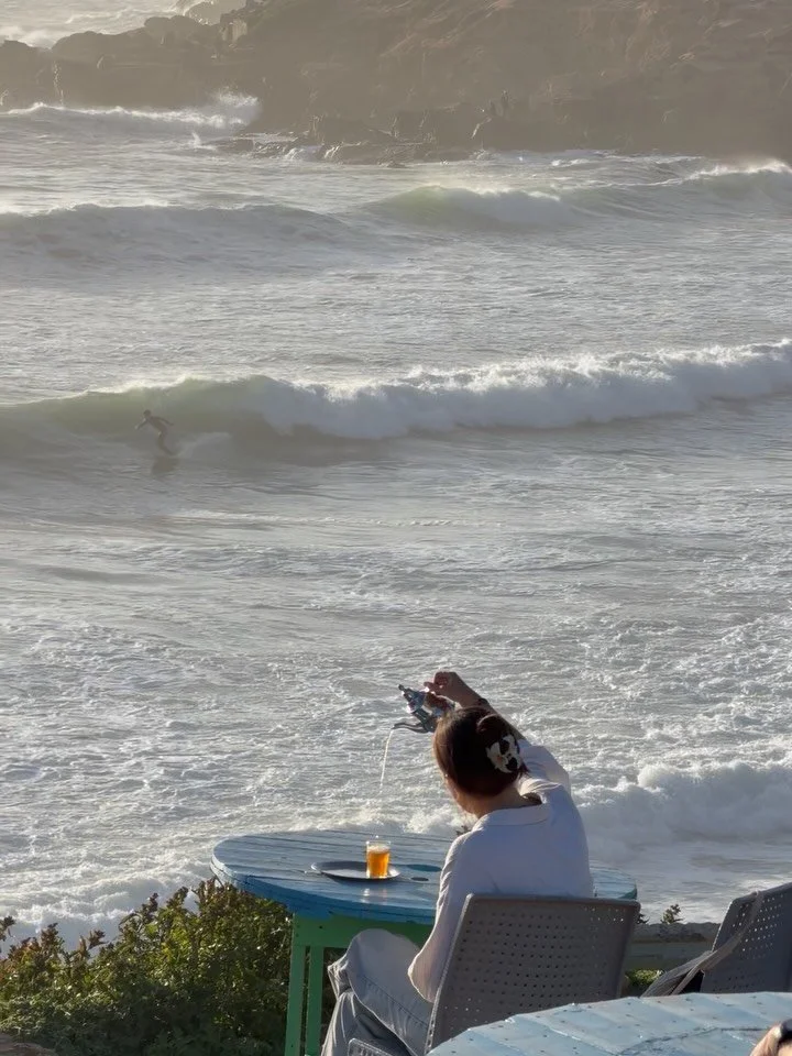 sunsets feel different here