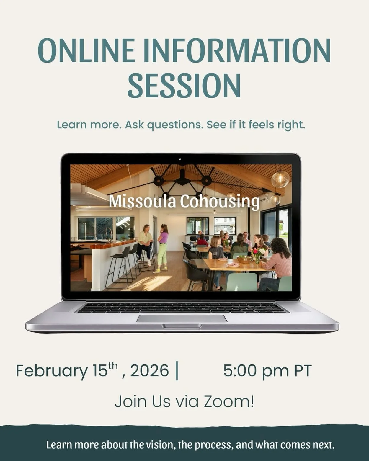 Excited to be helping Misoula cohousing put on this info session this Sunday!
Join us to learn more about Montana&rsquo;s newest forming cohousing community! See the link in our bio for more information on signing up.