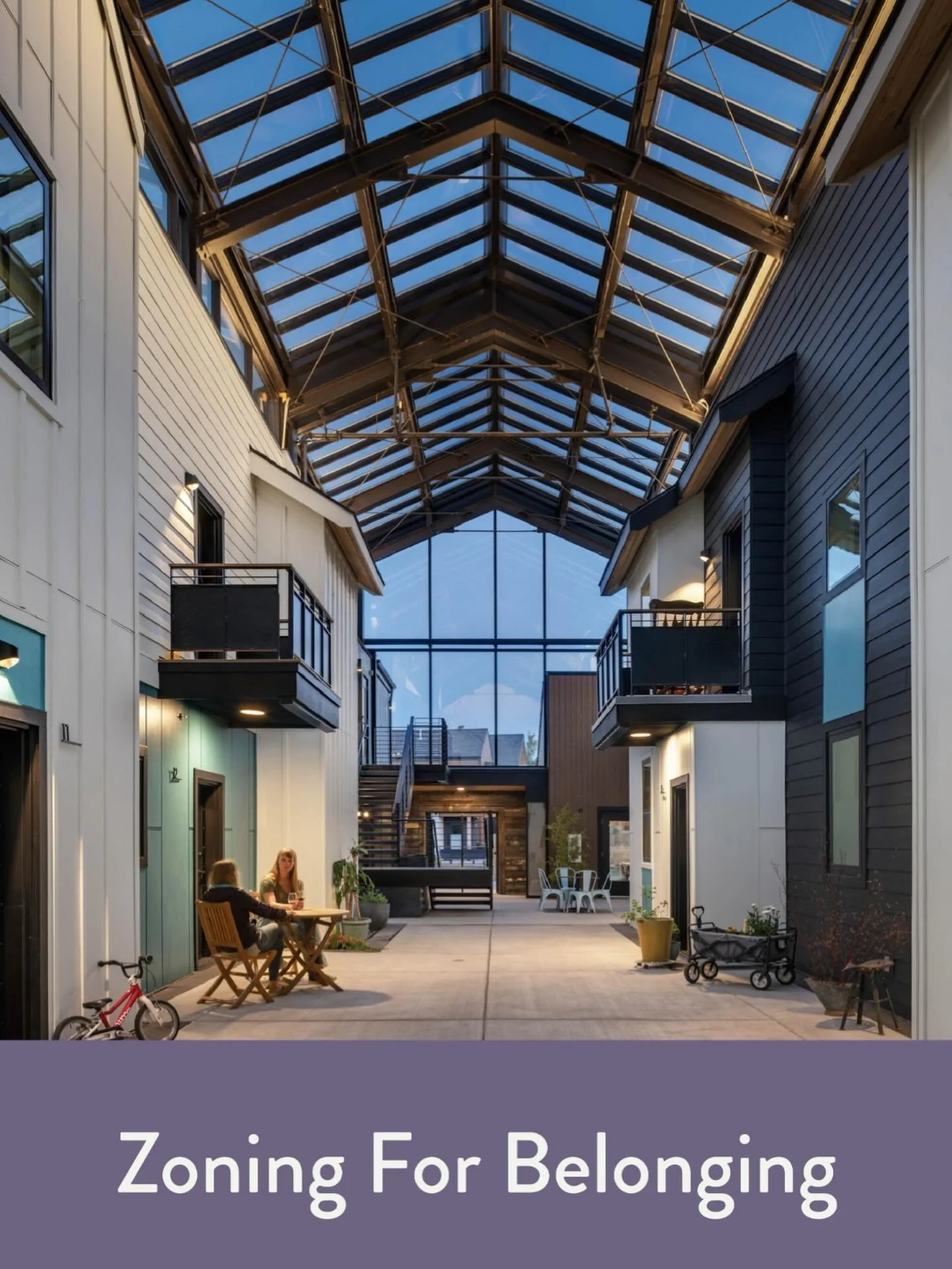 Zoning for belonging.

A couple of days ago, Erik gave a 30-minute tour at the request of the Hailey City Councilors on Bozeman Cohousing, focusing on the development process and social structure of cohousing. The discussion highlighted how the proje