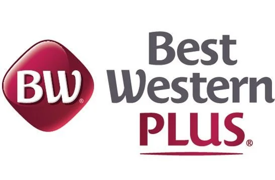 Best Western Plus logo with a red and white design.