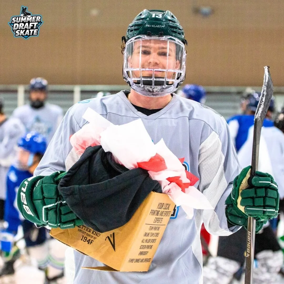 PLAYER OF THE GAME!! ❄️

holiday skate player of the game - @tiernanshoudy 🔥

@tiernanshoudy scored the game winning goal with 8 seconds left in overtime to secure the dub for his team 📈

special thx and huge shoutout to our guy @brett_dee at @dees