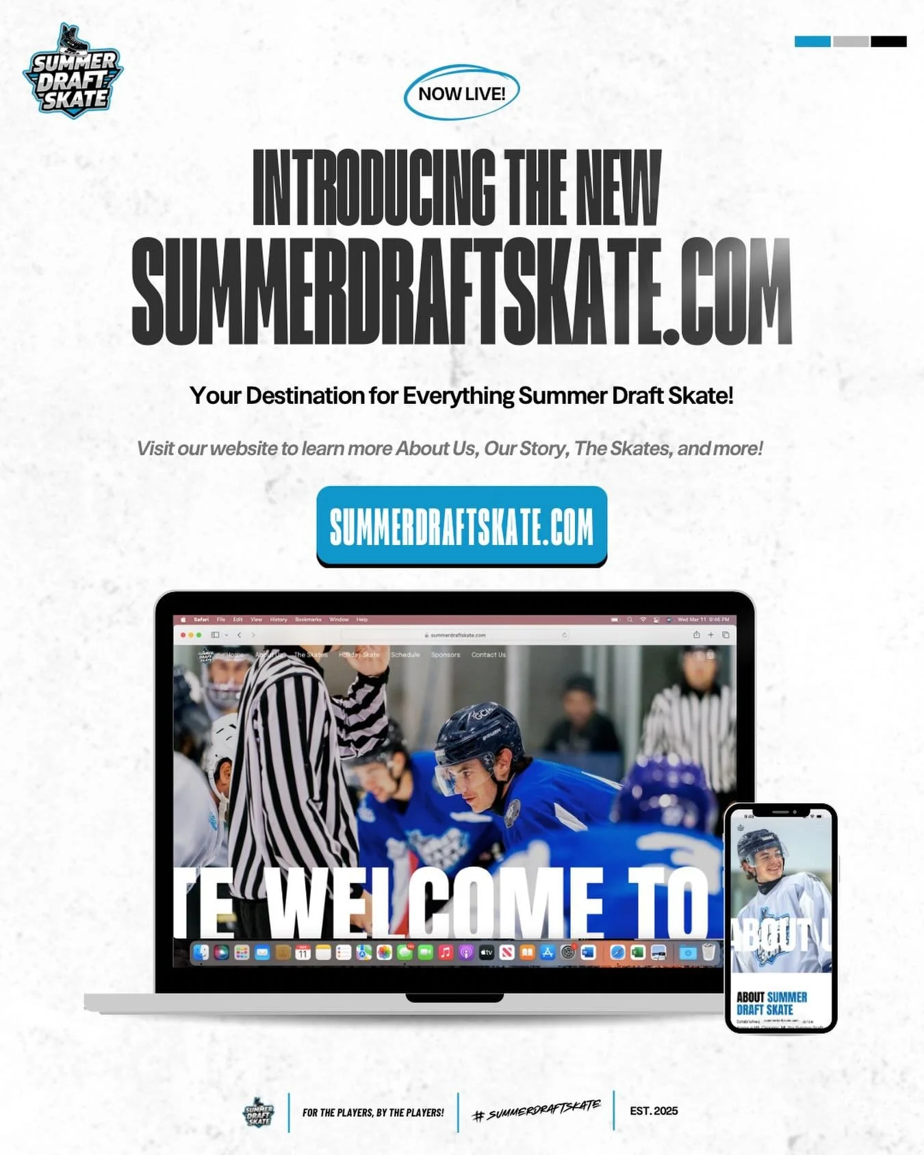 new website who dis

SUMMERDRAFTSKATE.COM IS NOW LIVE 🛜

click the link in our bio to learn more about us, our story, the skates, and more! 📲 🔥

🎨: @_createdbyflow 

#summerdraftskate