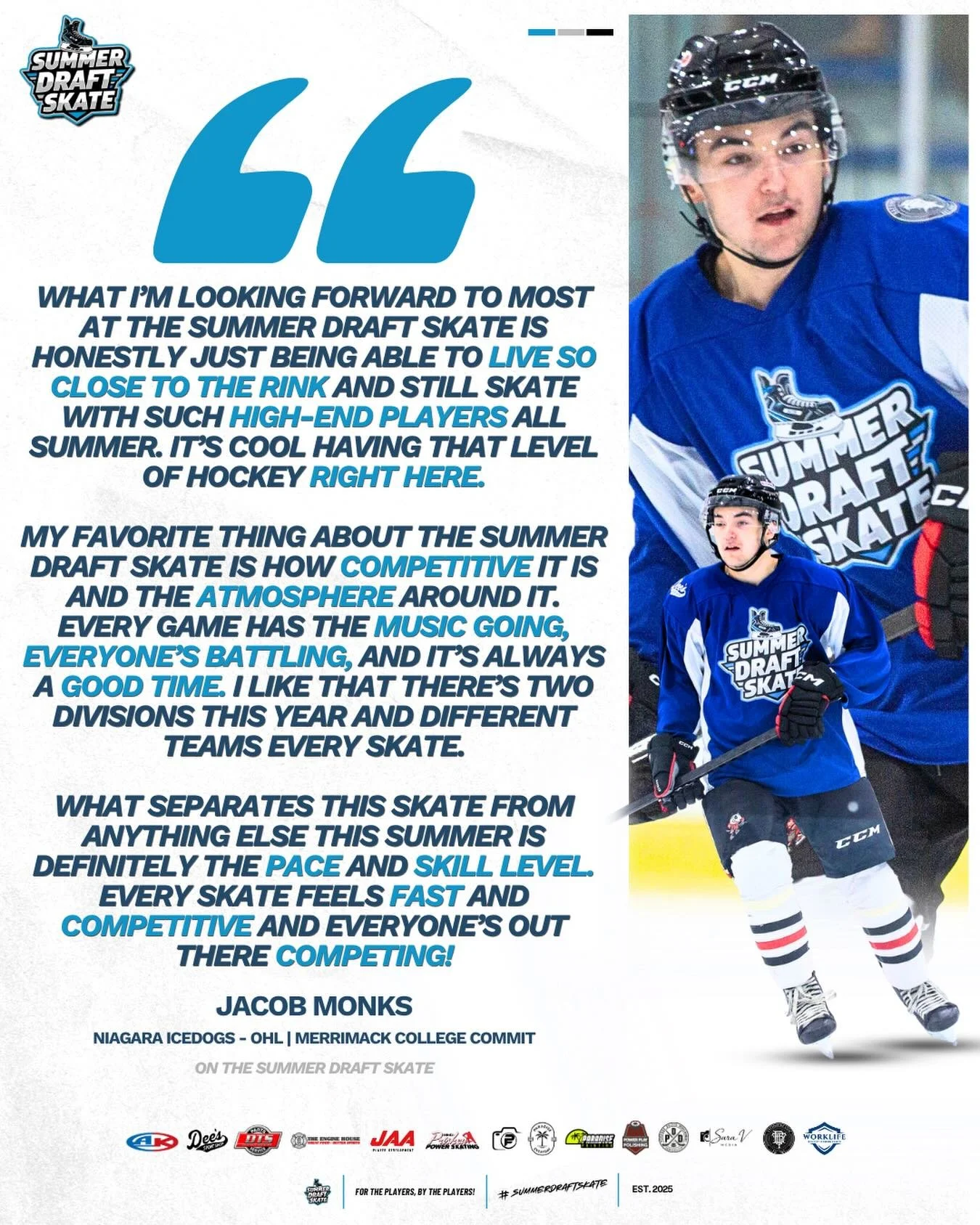 📍there&rsquo;s no place like home 🏠

current niagara icedog and merrimack college commit @jacobmonkss is looking forward to being able to live so close to @mountclemensicearena and still skate with such high-end players all summer 🔥

summer szn 🔜