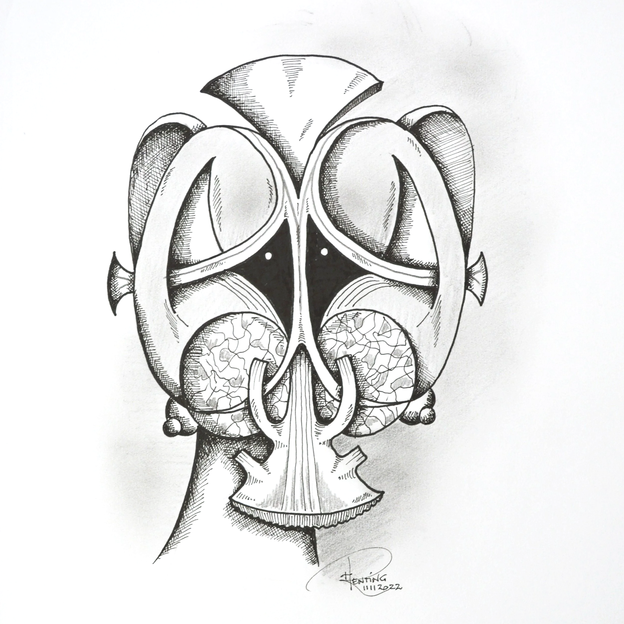 Drawings : SF  STRANGE  FACES