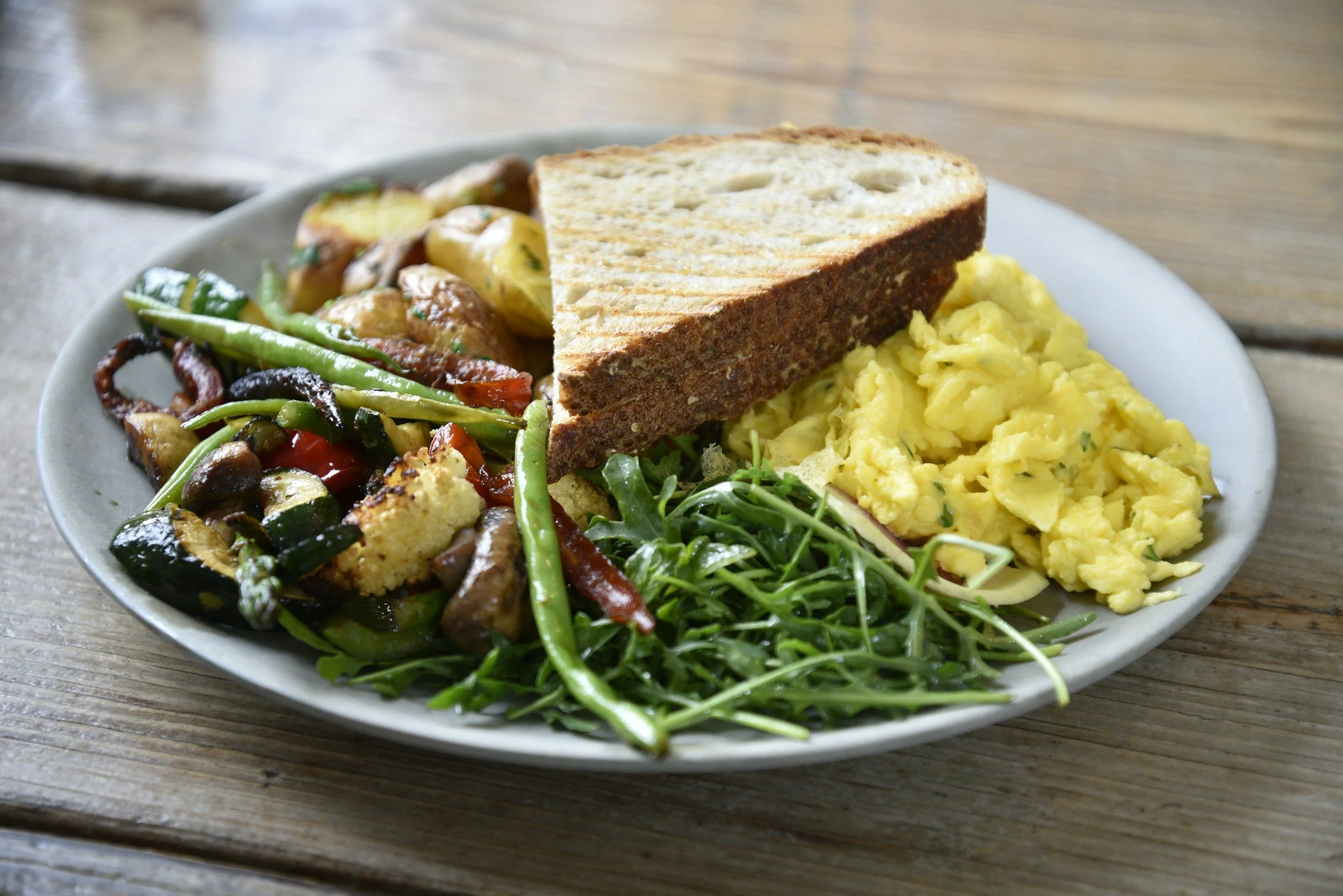 A LifeFit nutritionally-literate breakfast featuring bioavailable protein and diverse fiber sources to support steady glucose levels and cognitive clarity