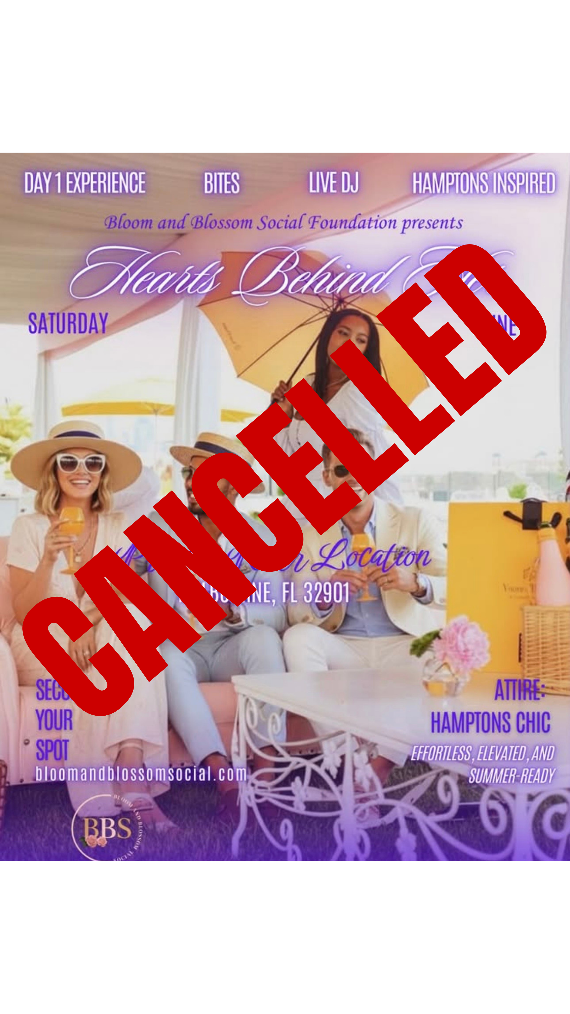 ❌ Hearts Behind Her - June 13 (CANCELLED)