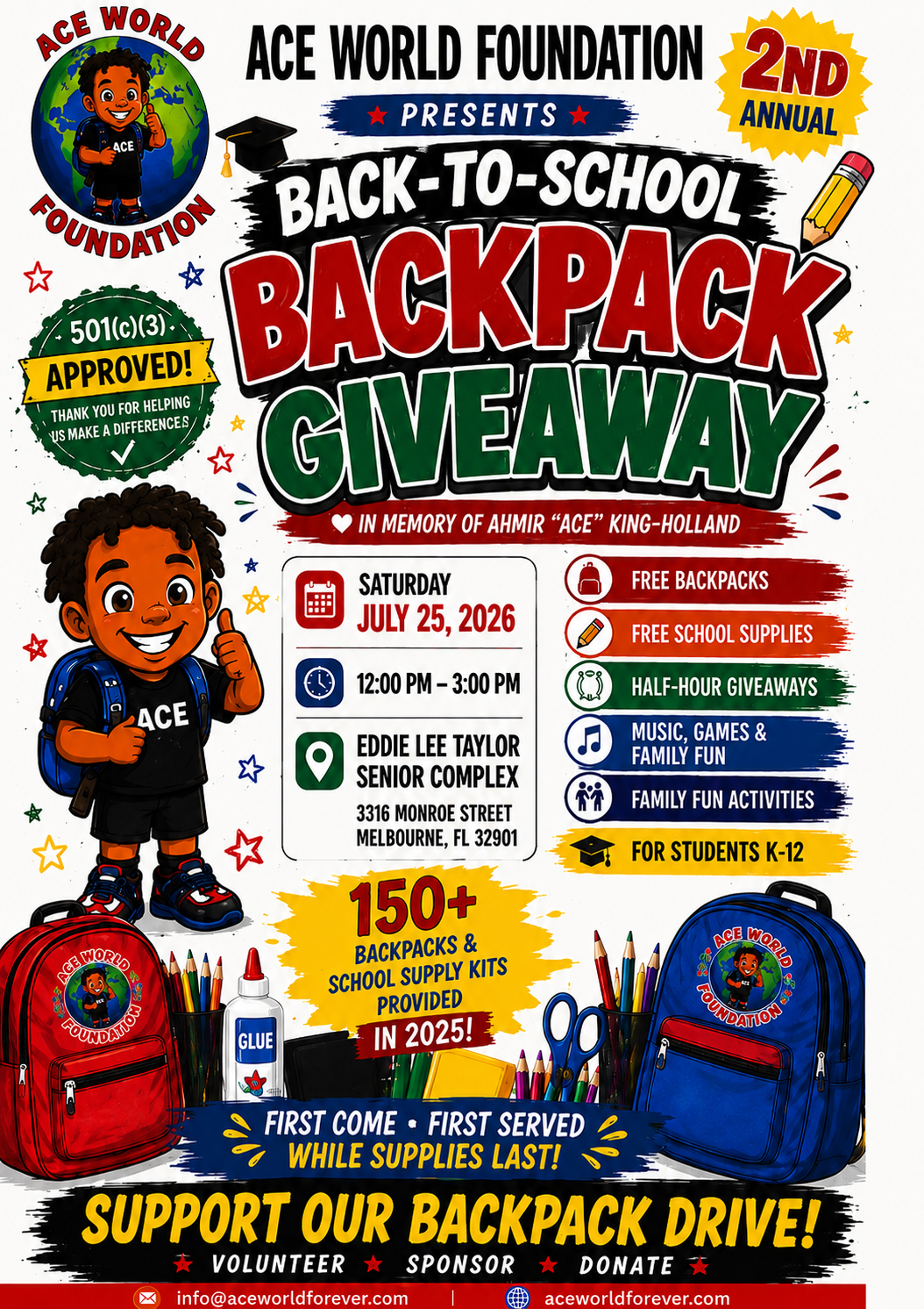 Back-to-School Backpack Giveaway