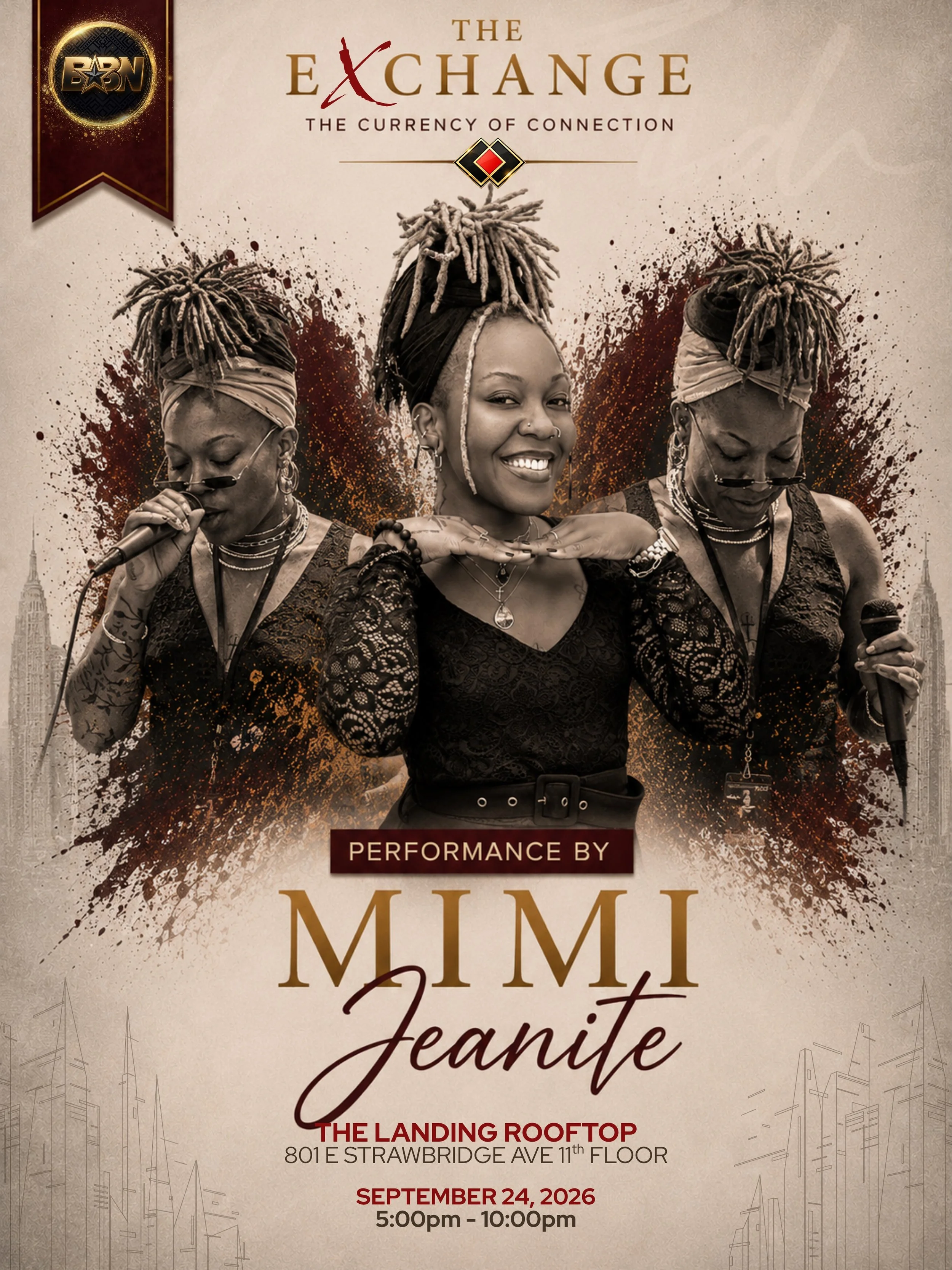 For a lot of people, this performance is probably going to be a surprise.

Most know Mimi Jeanite as the person behind the camera, behind the strategy sessions, behind the edits, behind the stories that help bring other people to life.

But before an