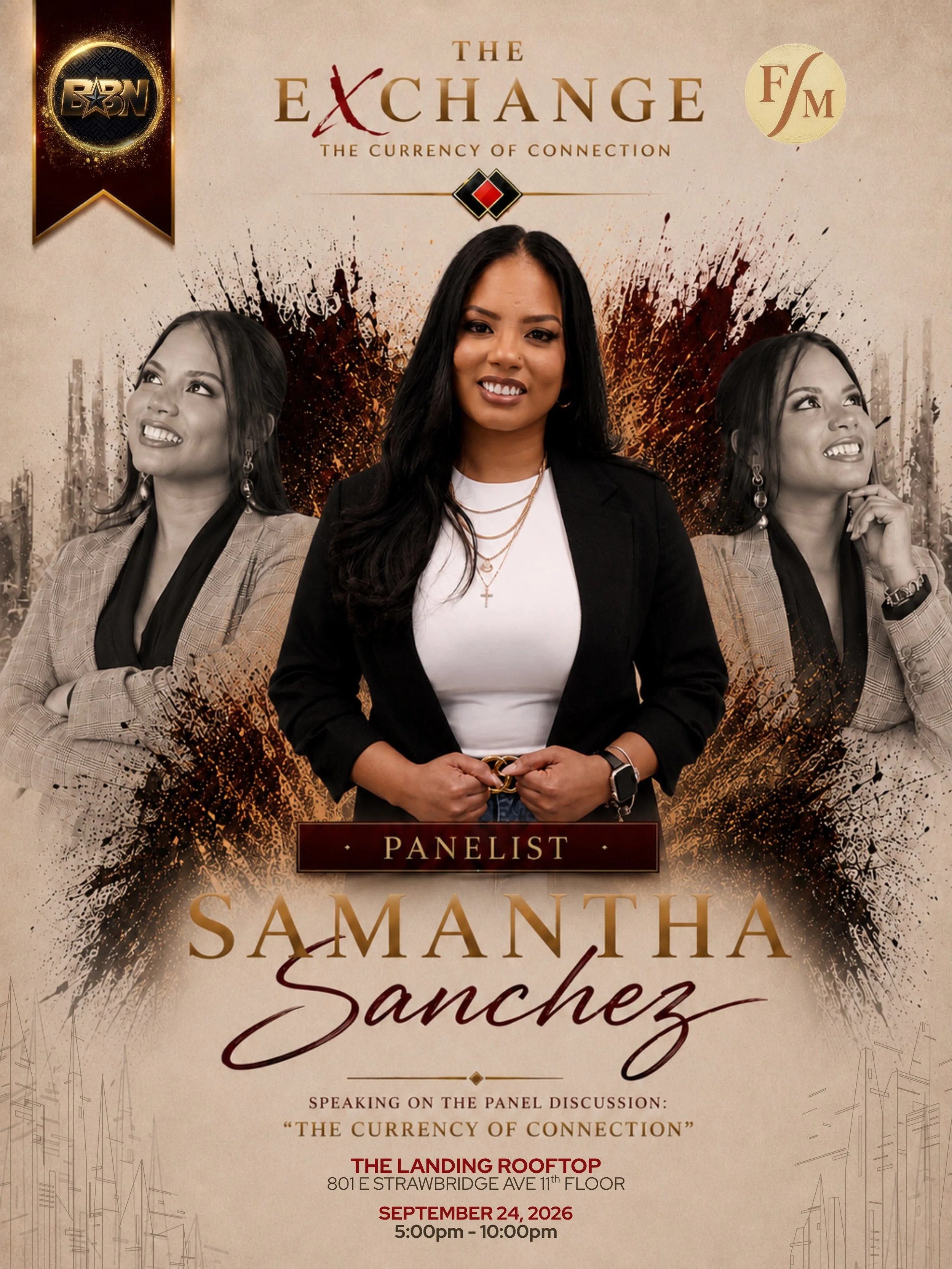 🗣️We have Samantha Sanchez joining us as one of our panelists for the evening 🗣️
One conversation with Sam and you&rsquo;ll understand why we thought she was a great addition to this dynamic panel.

As a Loan Advisor with Fluent Mortgage, she spend