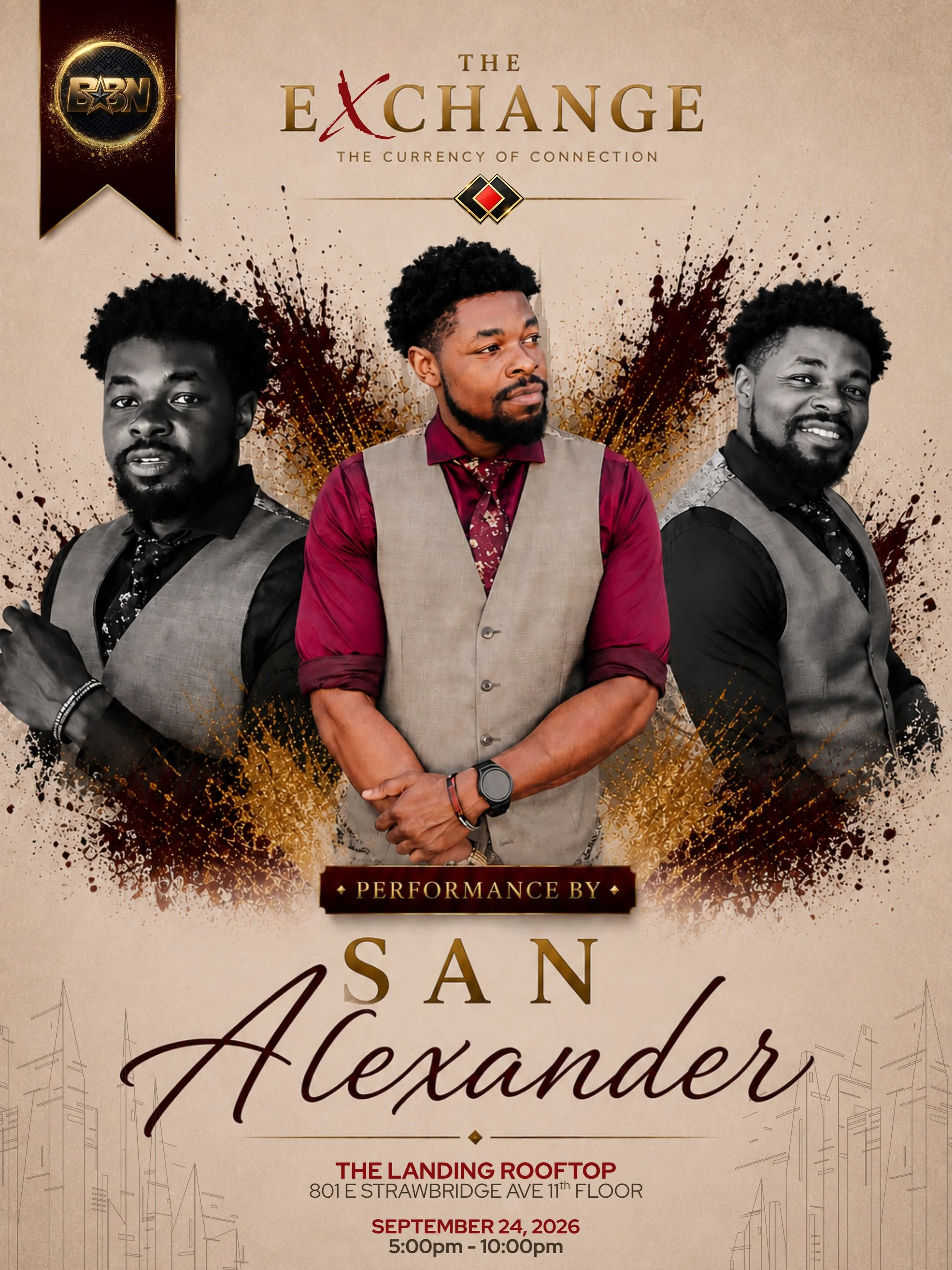 If you&rsquo;ve ever experienced a performance that lingers
Then you know how it feels to experience a performer like San

Listening to his spoken word feels like someone holding up a mirror you didn&rsquo;t know you needed. 
Somehow, through his wor