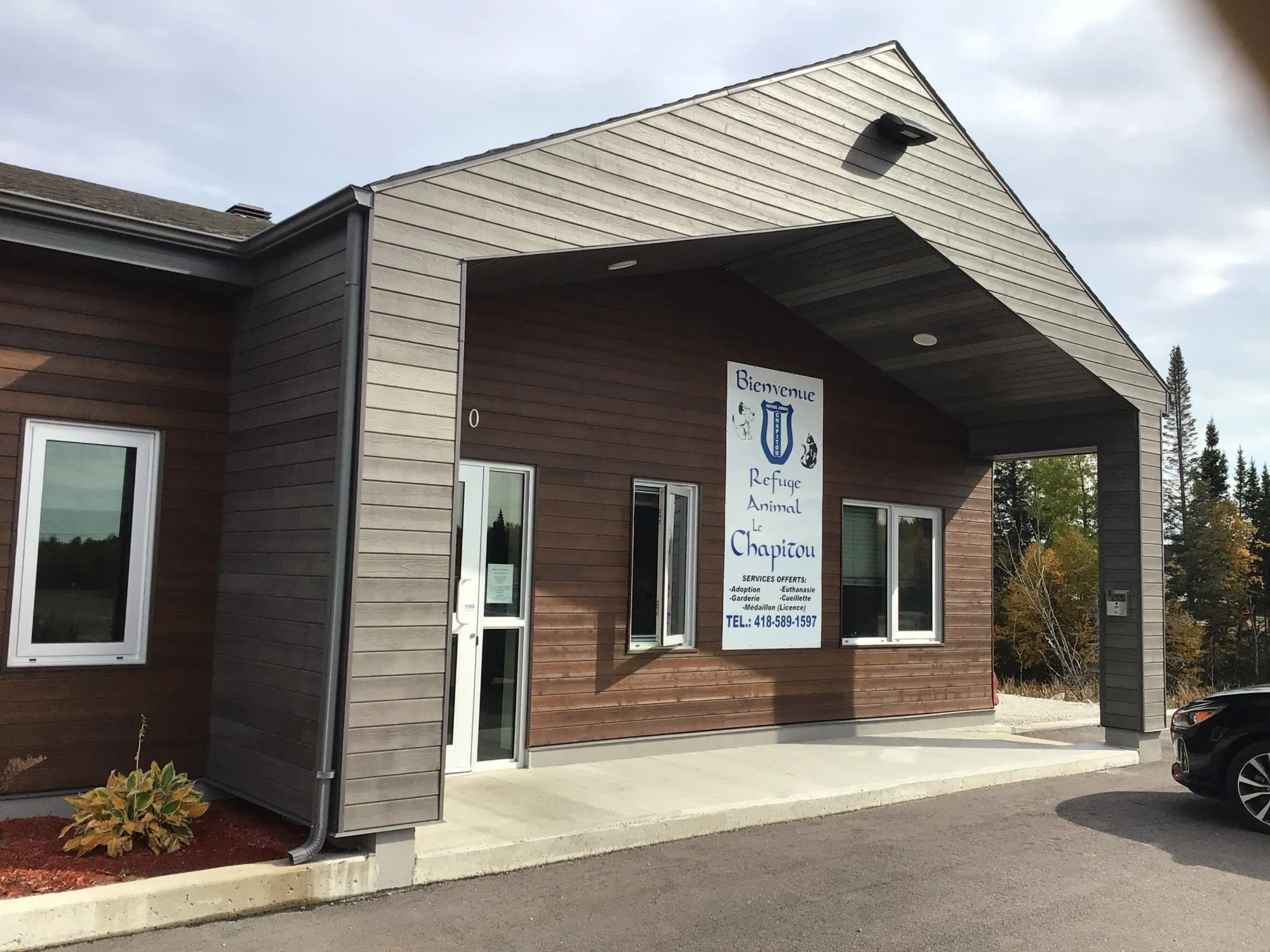 Construction en bois : Refuge animal