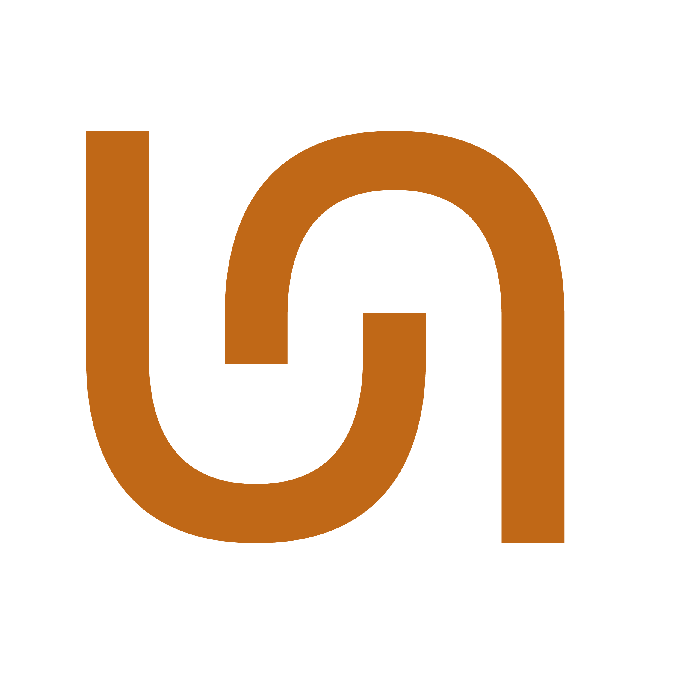 Logo de LinkedIn en noir avec la lettre 'in' en bois