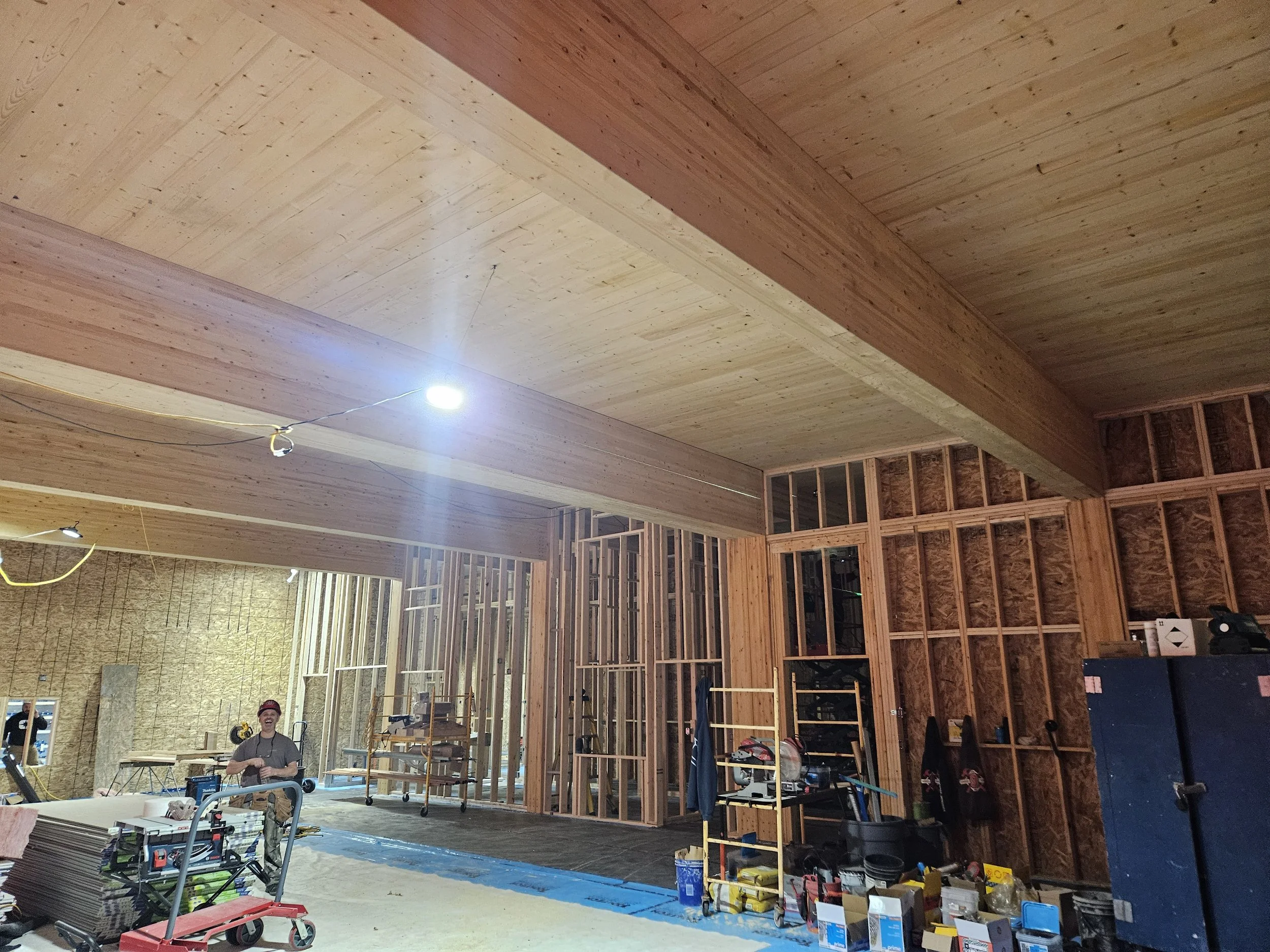 Construction en bois : Centre communautaire (La Doré)