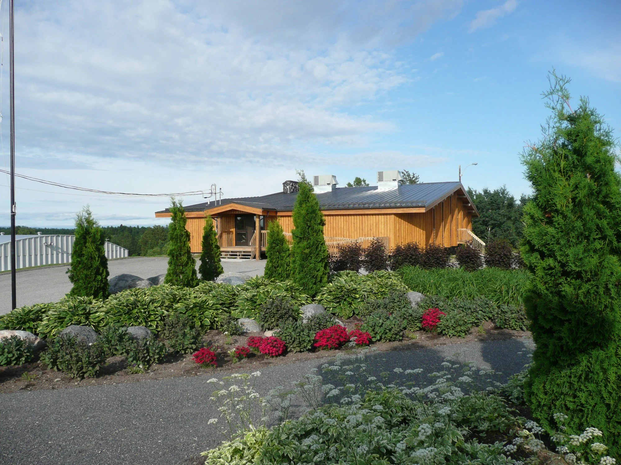 Construction en bois : Salle communautaire (St-Nazaire)