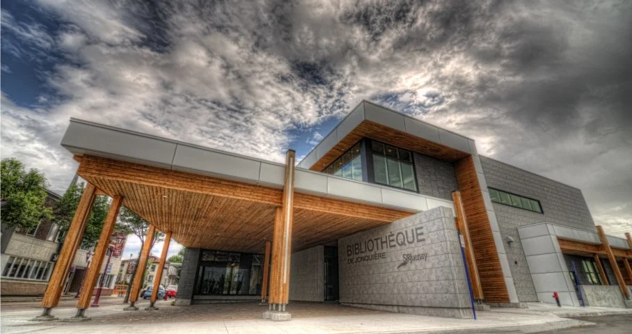 Construction en bois : Bibliothèque Jonquière