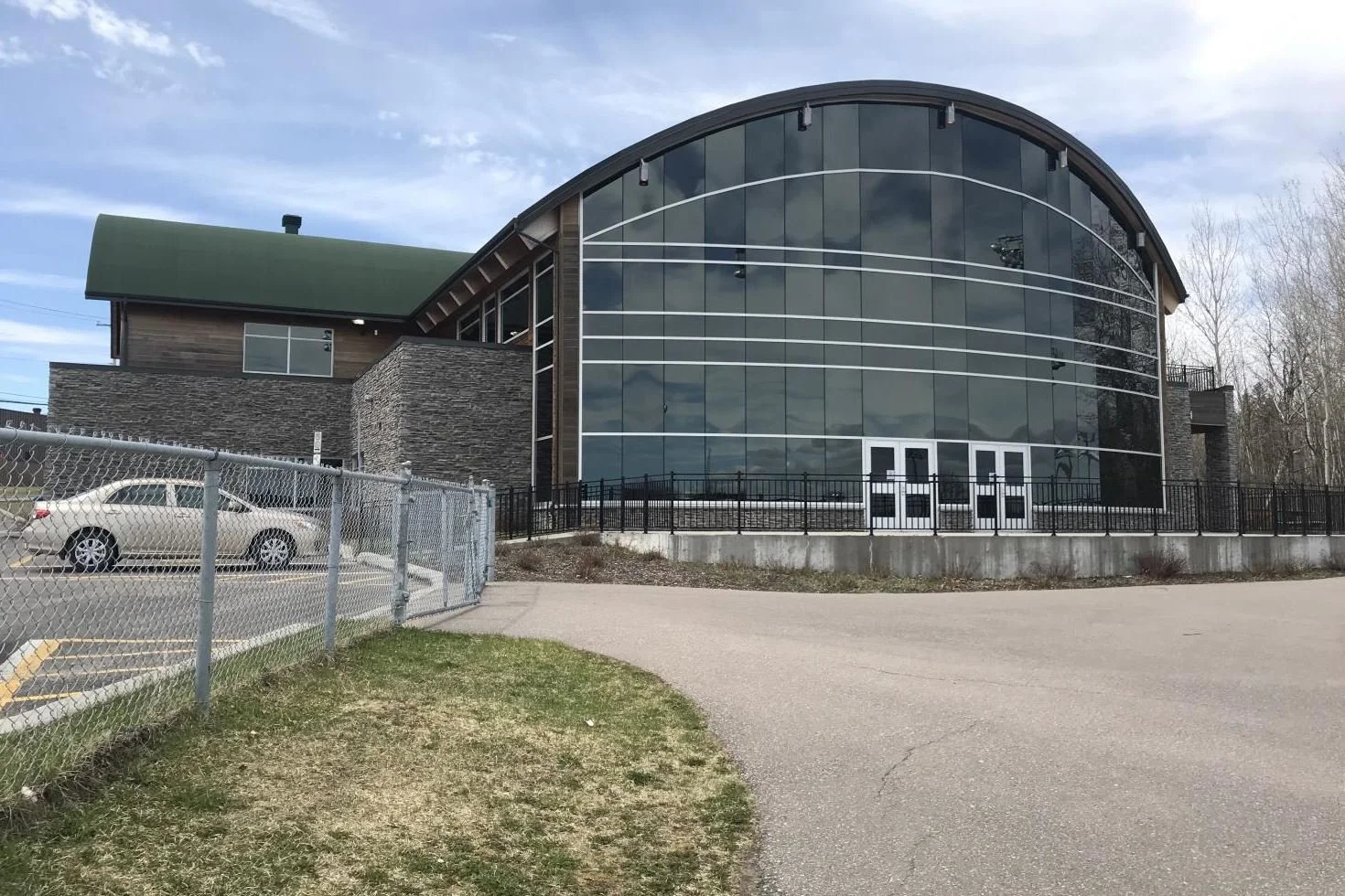 Construction en bois : Centre comm. Mellon (Saguenay)