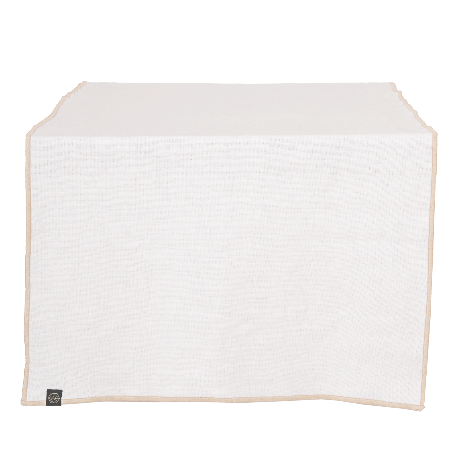 Nappe en lin mélangé - coloris blanc