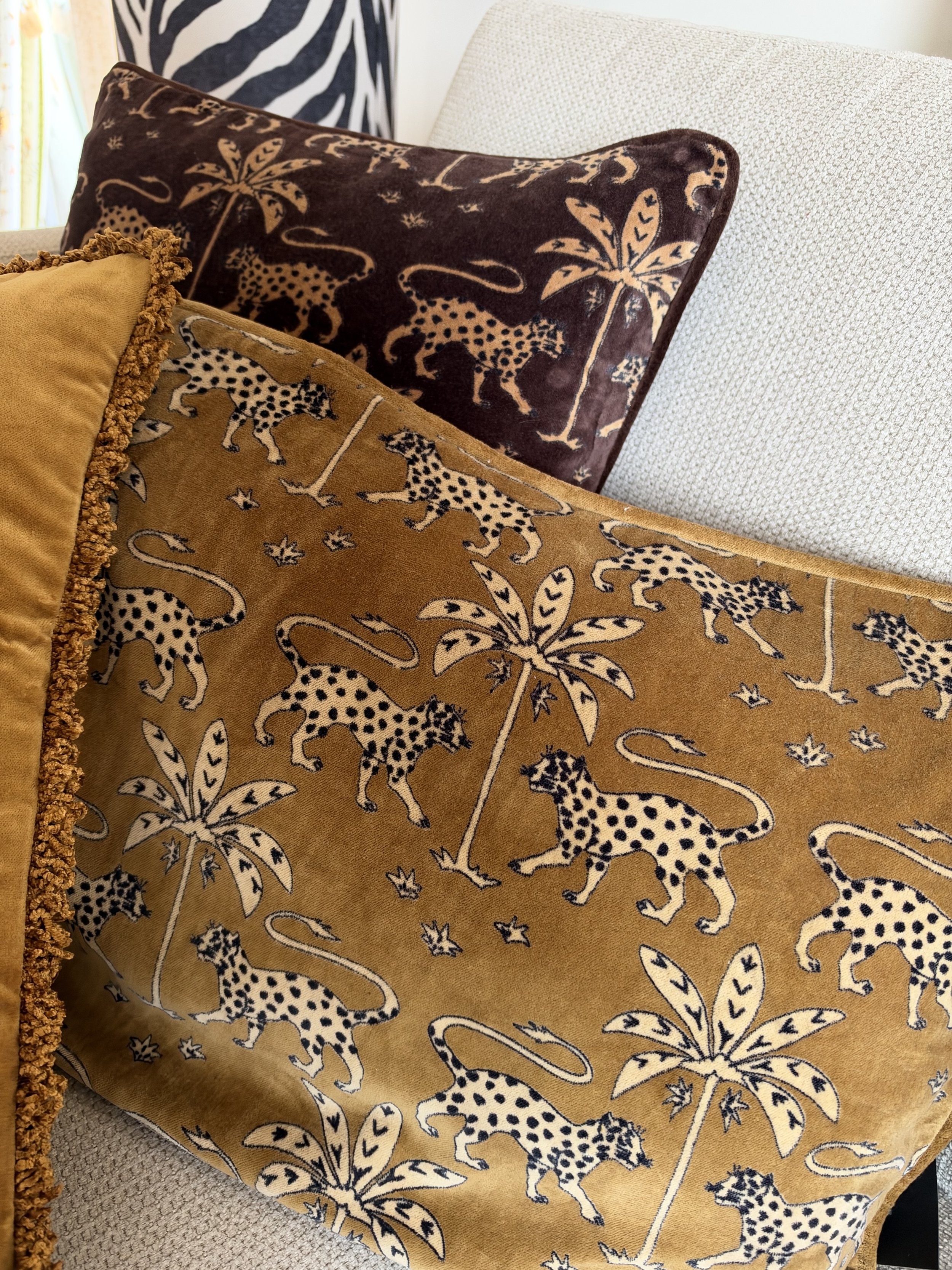 Housse de coussin & d’édredon Beria – coloris Gold