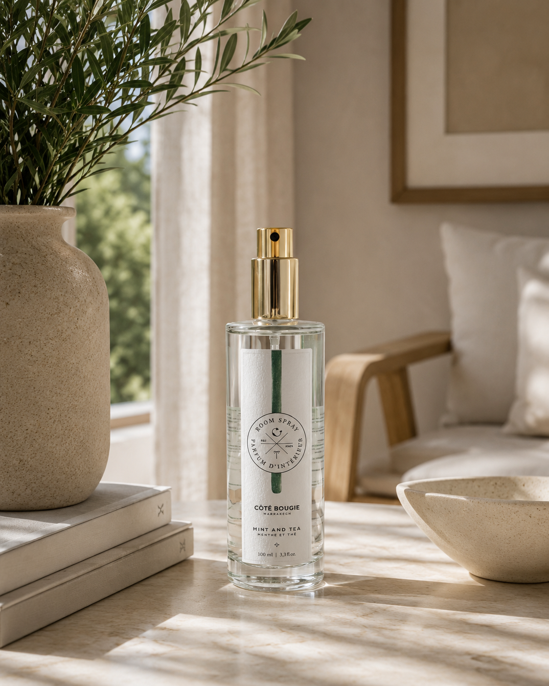 Spray d'ambiance parfumé Menthe & Thé