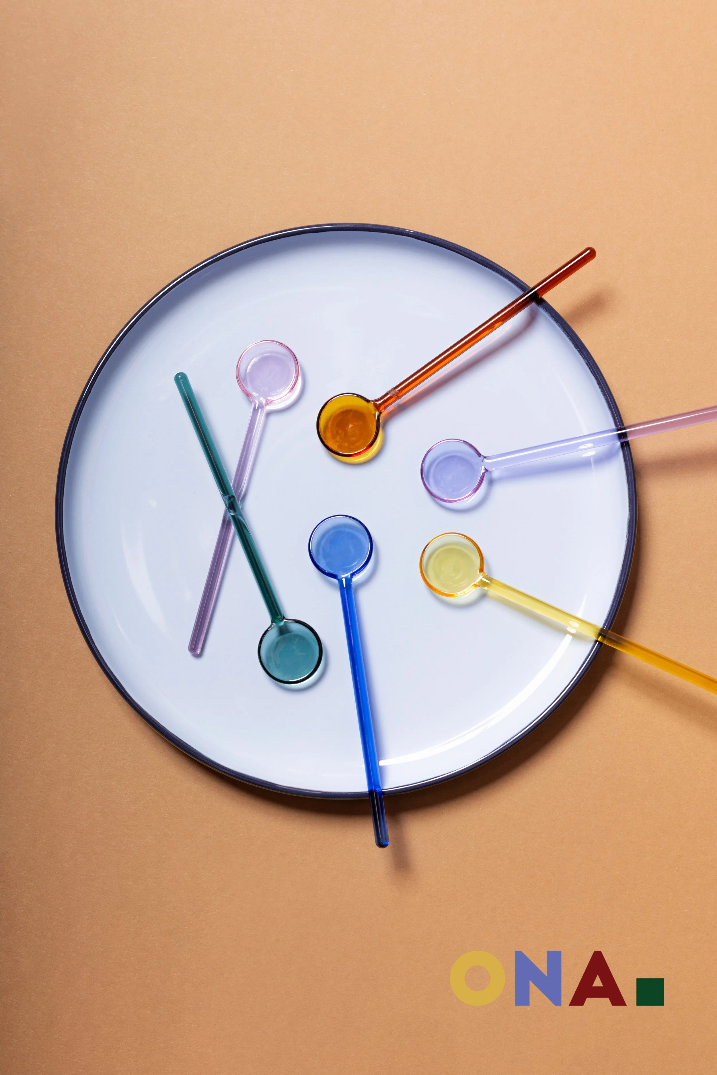 Cuillères à café Pastel - Lot de 6