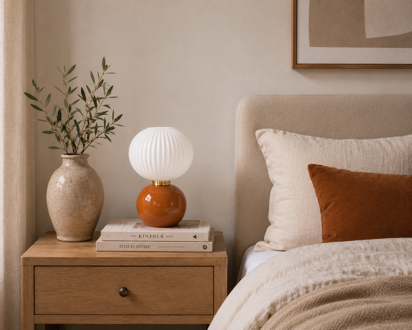 Lampe Soléa - coloris marron