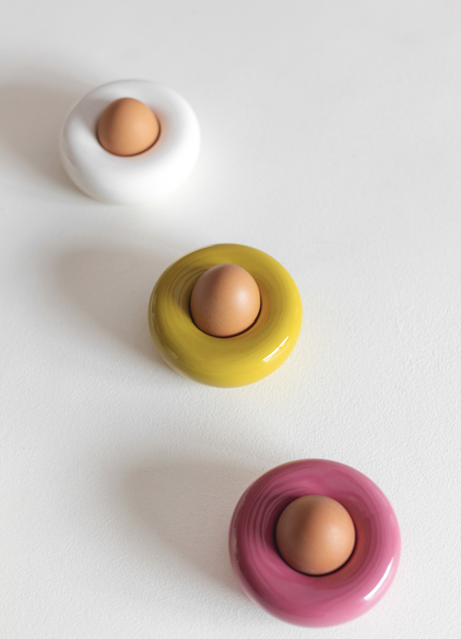 Coquetiers colorés - lot de 2