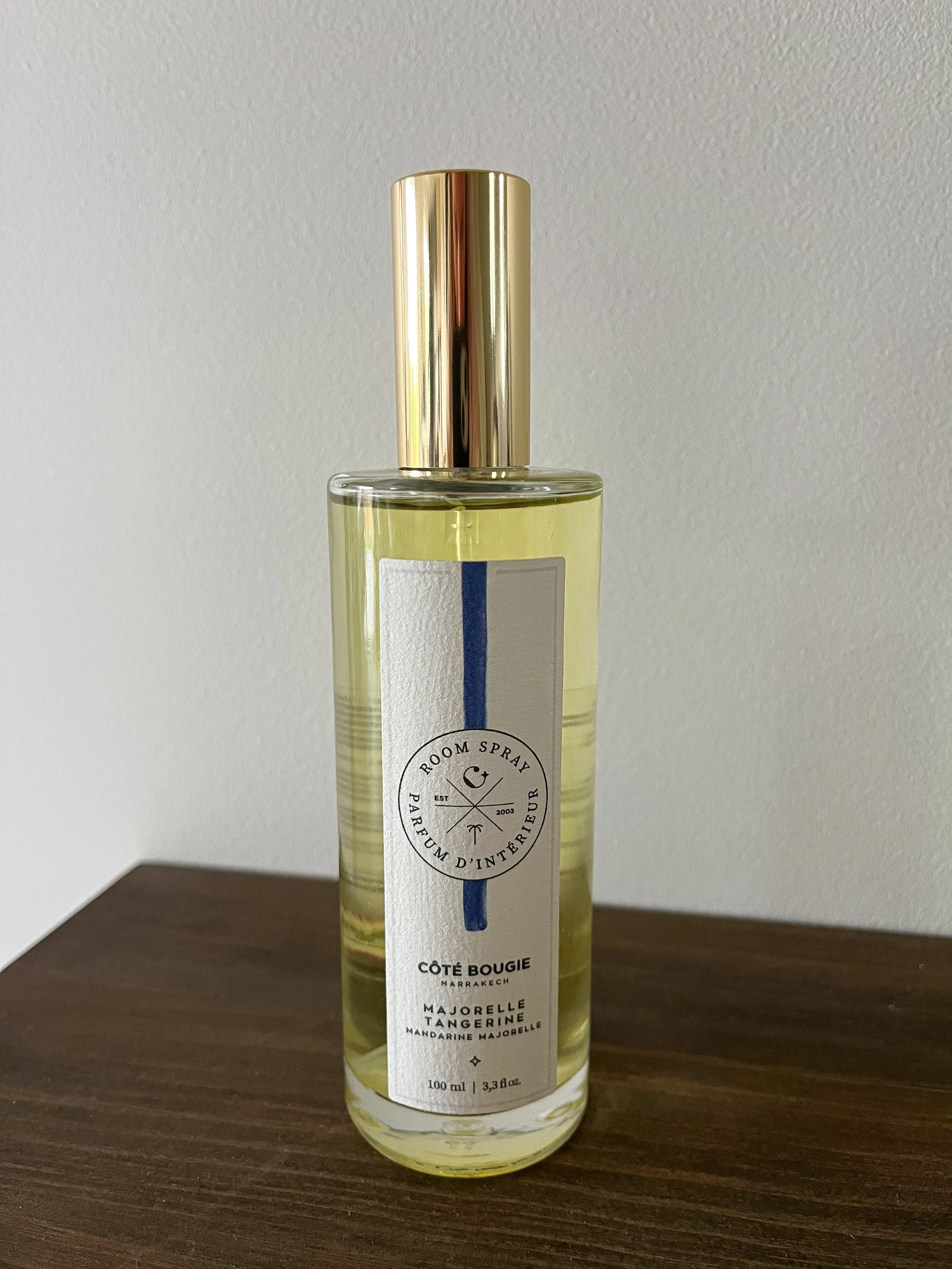 Spray d'ambiance parfumé Mandarine Majorelle