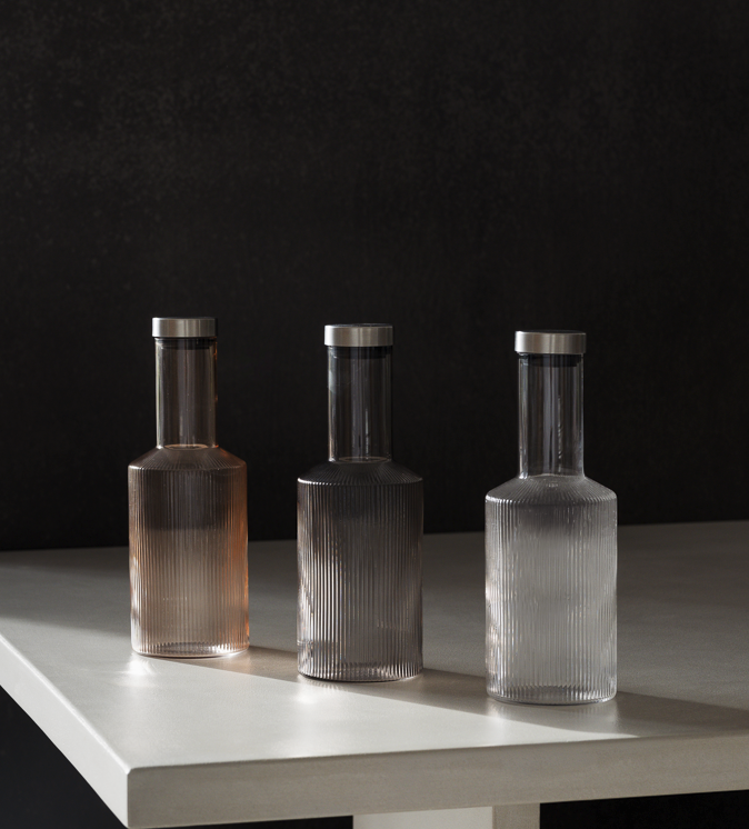 Carafe striée