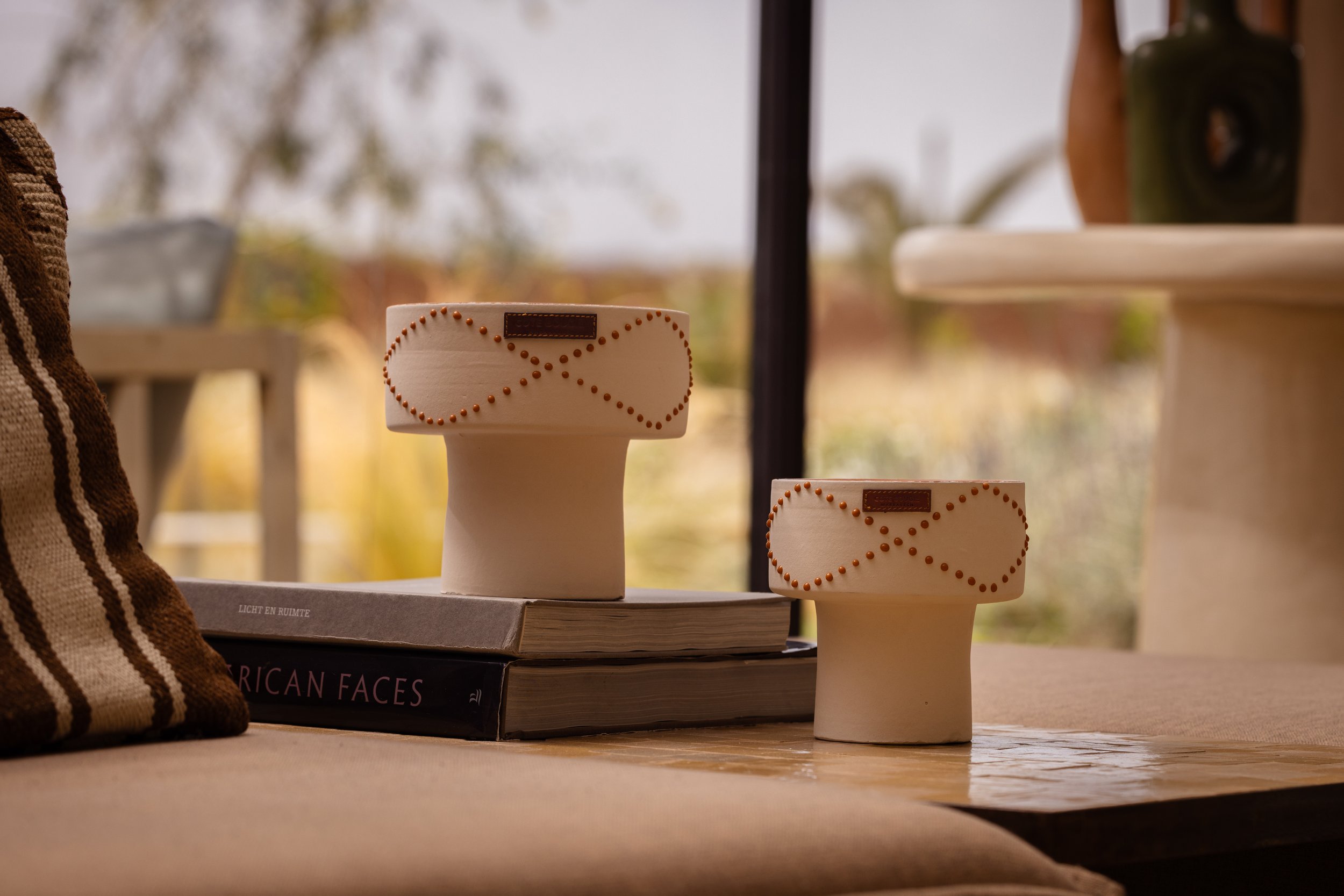 Bougie parfumée dattes - coupe en céramique