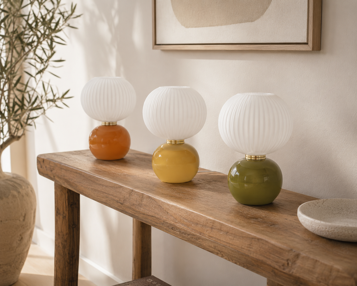 Lampe Soléa - coloris Kaki