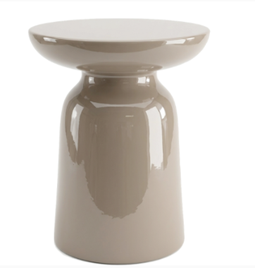 Bout de canapé grège