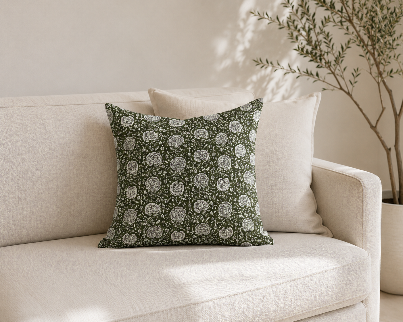 Coussin Botanique