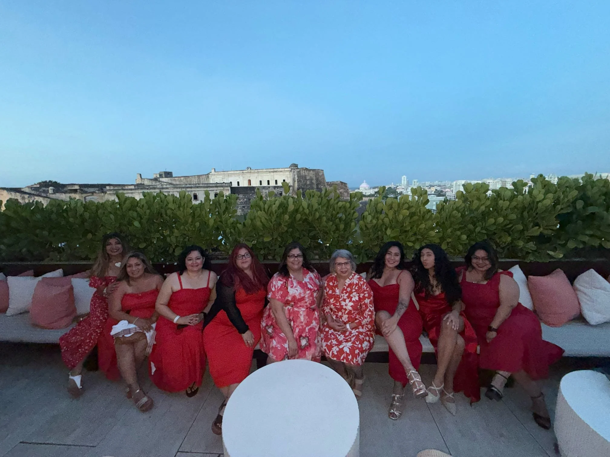 A Sea of Red in Old San Juan: The Night We Celebrated More Than a Vacation