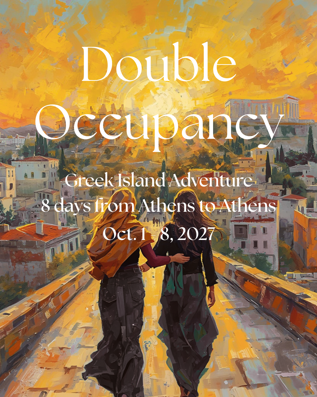 Greece 2027 - Double occupancy $3,259.36 per person