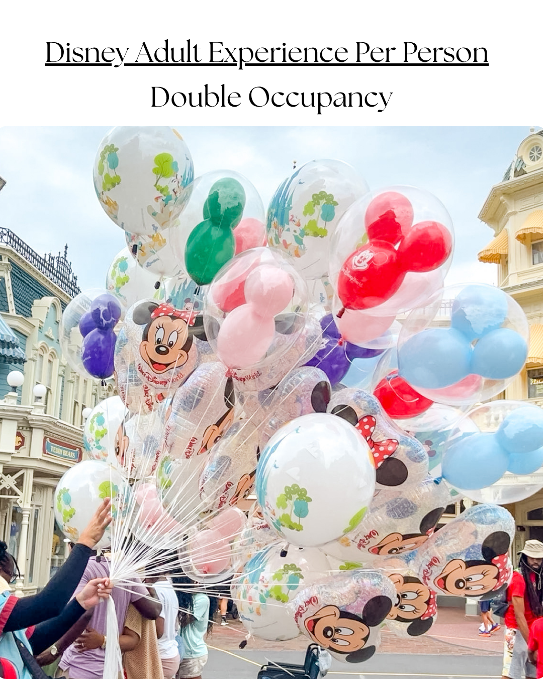 Adults-Only Disney Escape - Double Occupancy $2,085.02 Per Person