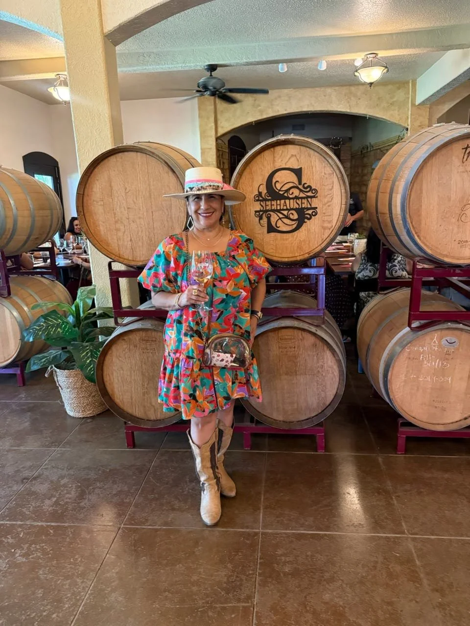 Guest after tasting
