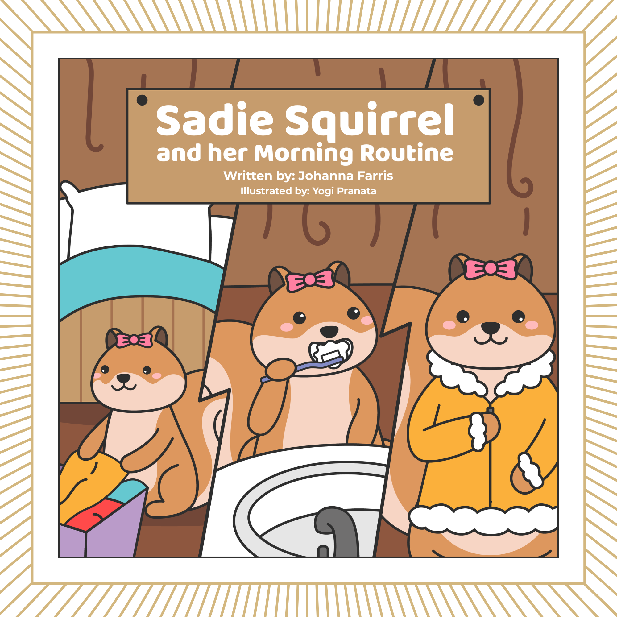 Sadie the Squirrel and her Morning Routine