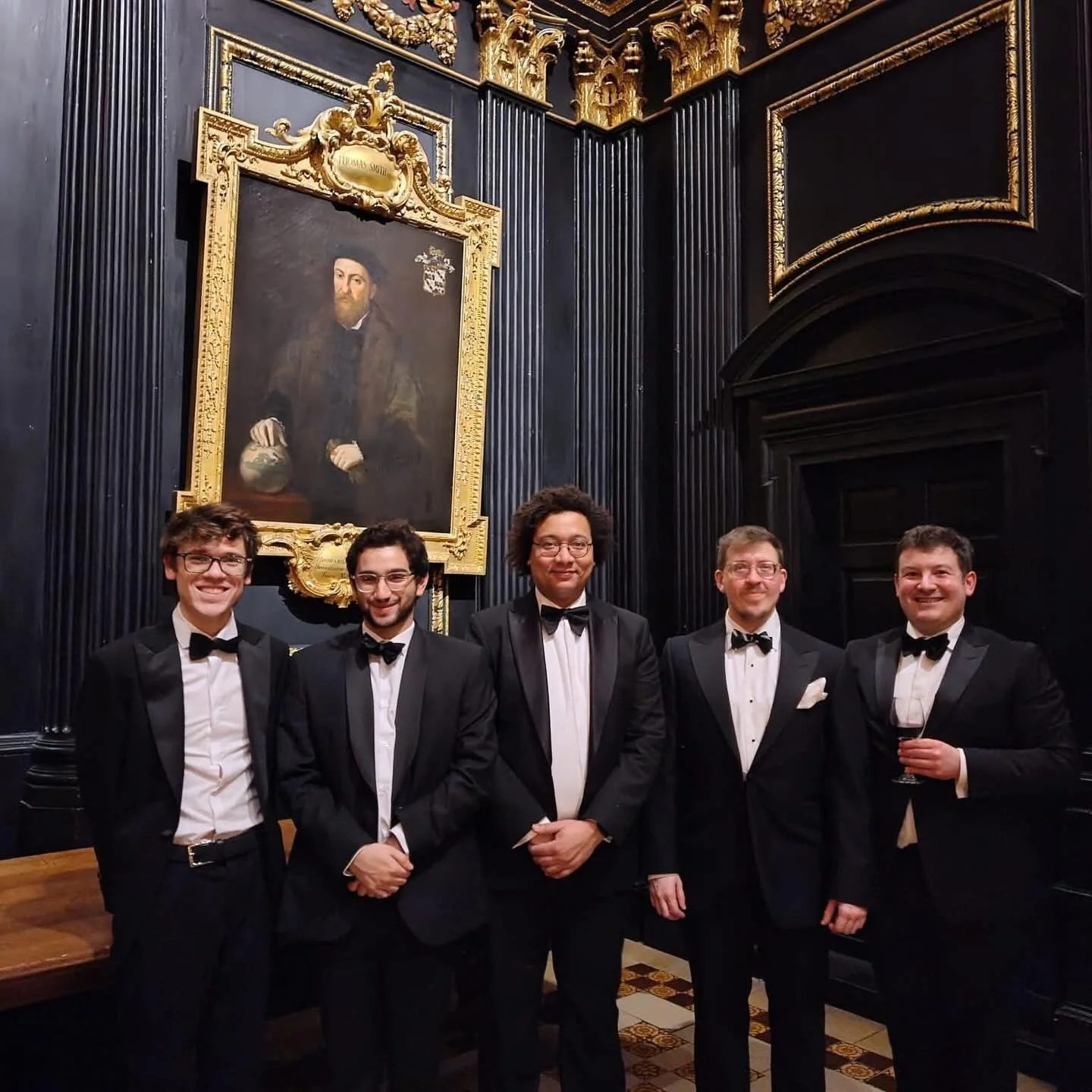 Reflecting on another delightful Organ Scholars&rsquo; Forum dinner a couple of weeks ago with inspirational colleagues and students. Here is the Queens&rsquo; College representation: highly talented current Scholars @zane123451 and @strueman05 who I
