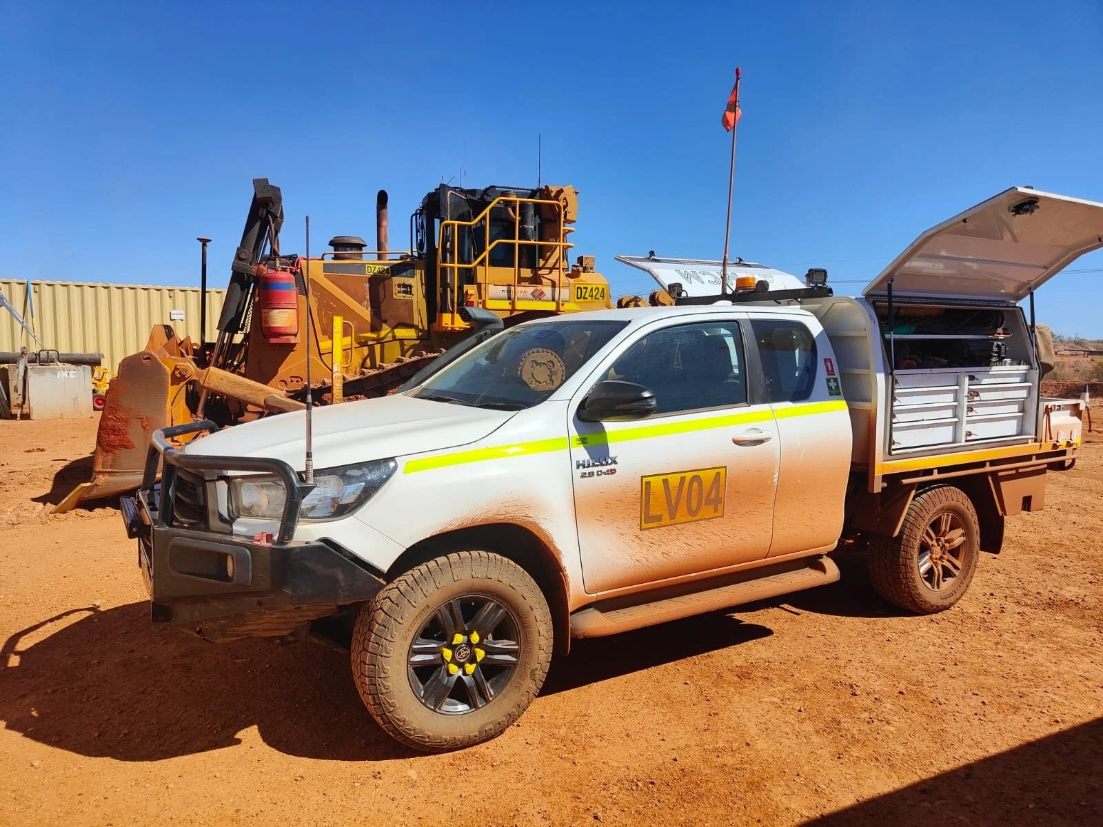 Mobile field service mining equipment breakdown