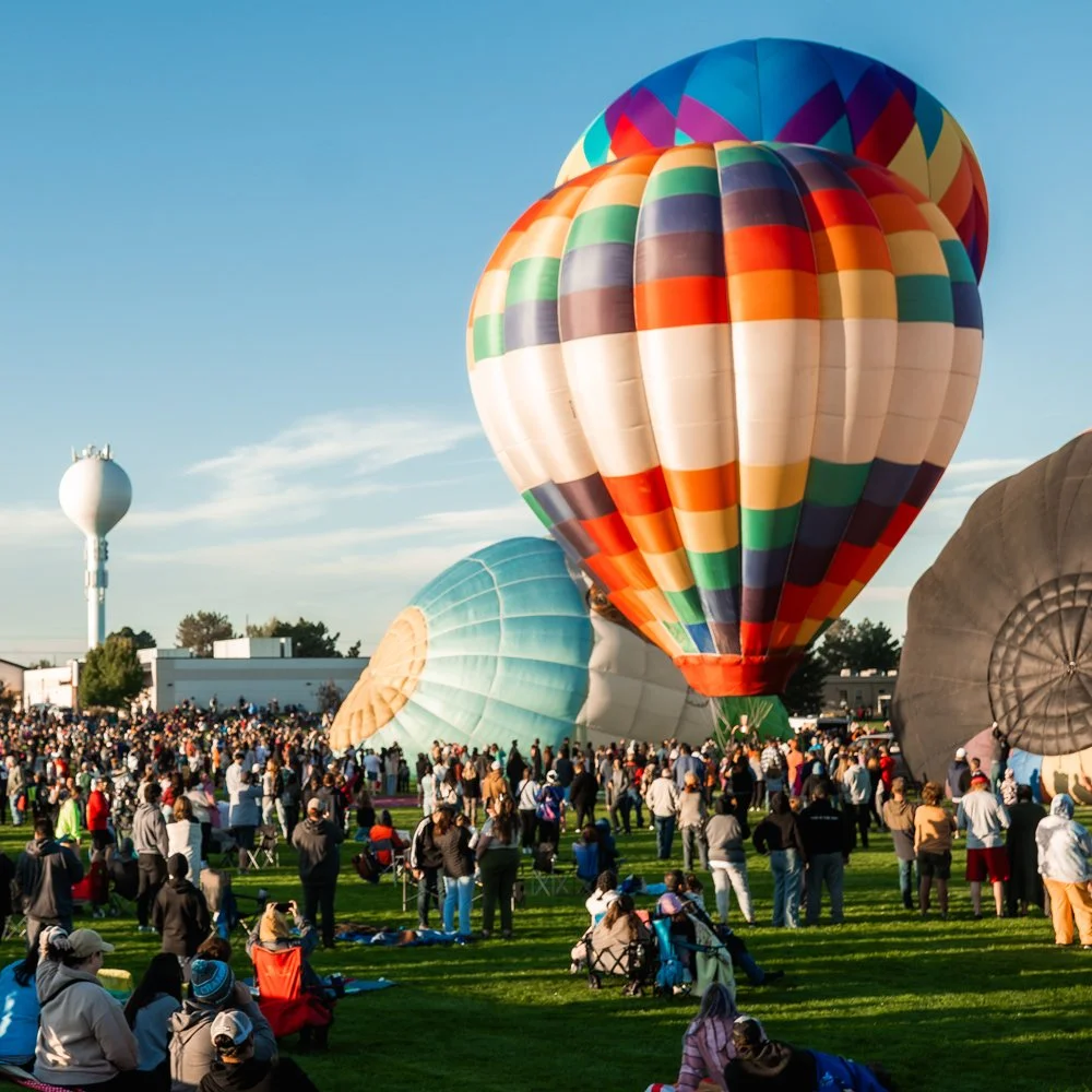 Hot air balloons in Greely