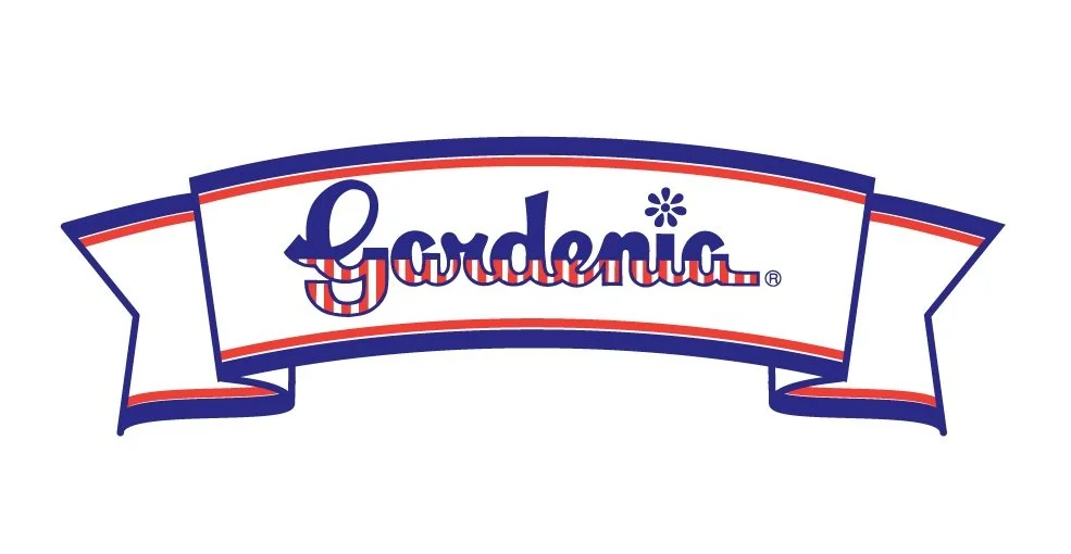 Logo with the word 'Yardnica' inside a ribbon banner with red, white, and blue colors.
