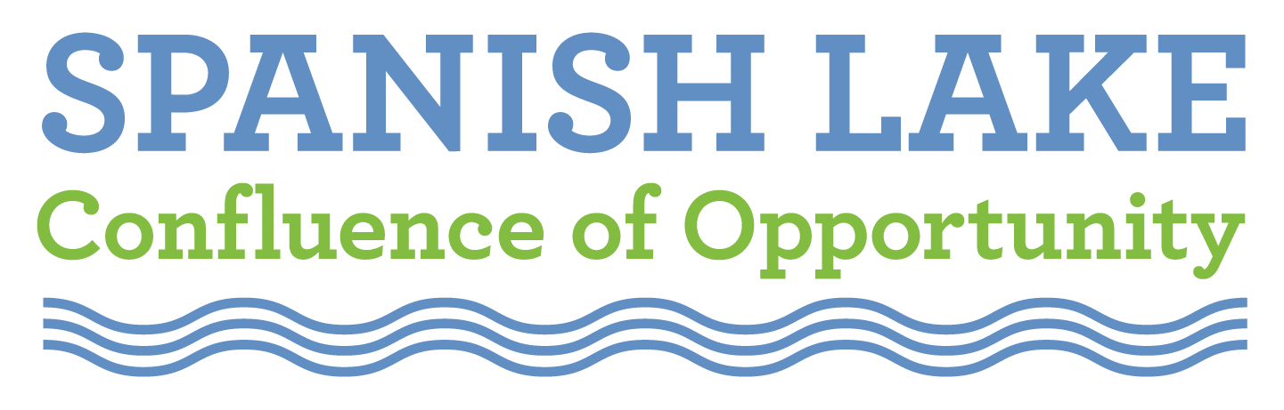 Project logo. Spanish Lake: Confluence of Opportunity