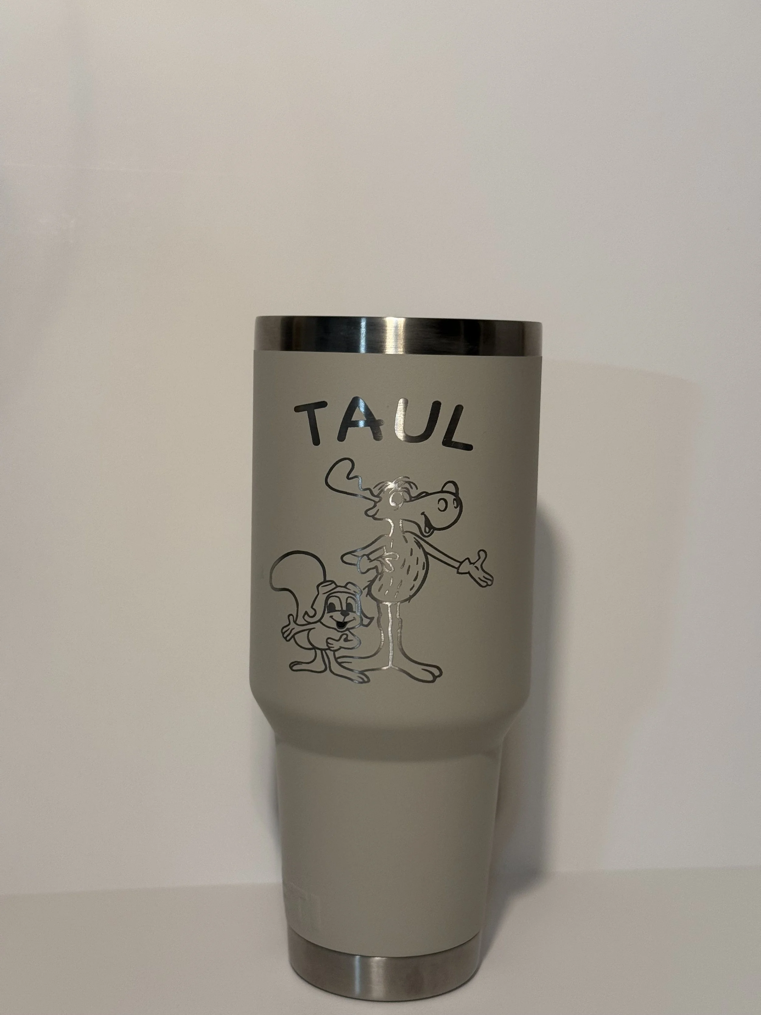 Bring your own tumbler for custom engraving