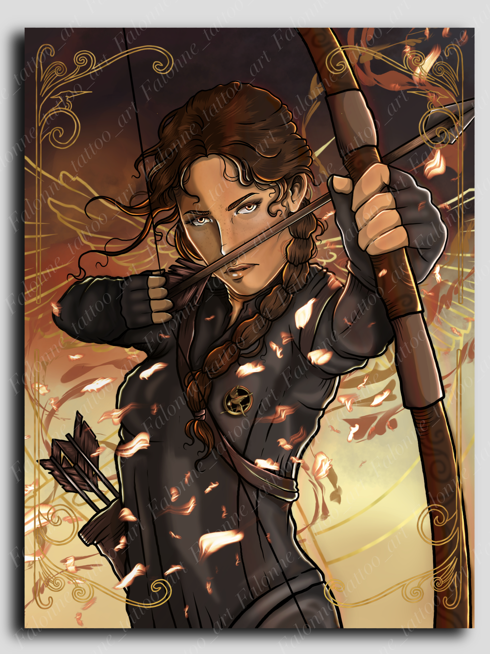 Print-Illustration le Geai Moqueur