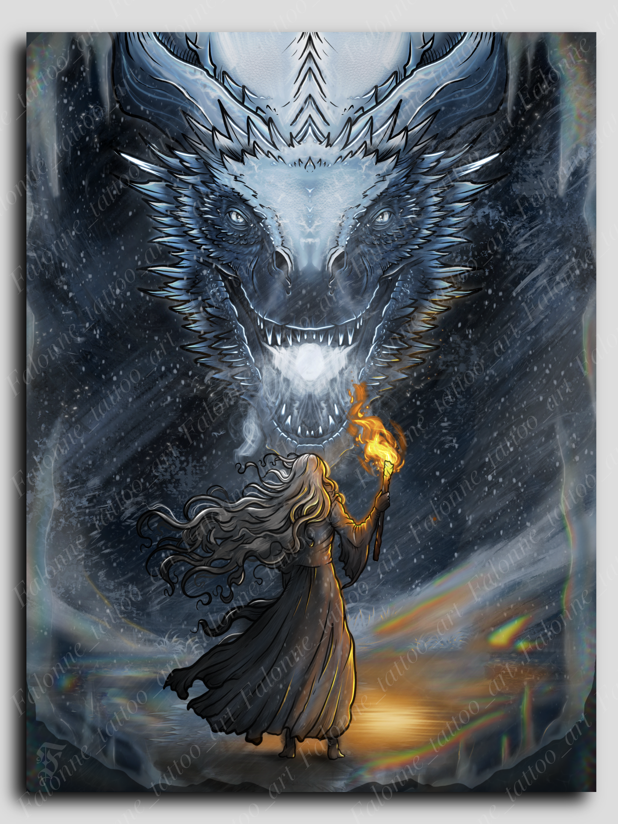 Print-Illustration Go with no fear